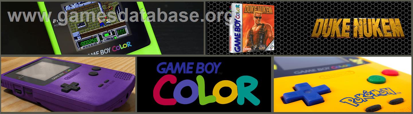 Duke Nukem - Nintendo Game Boy Color - Artwork - Marquee