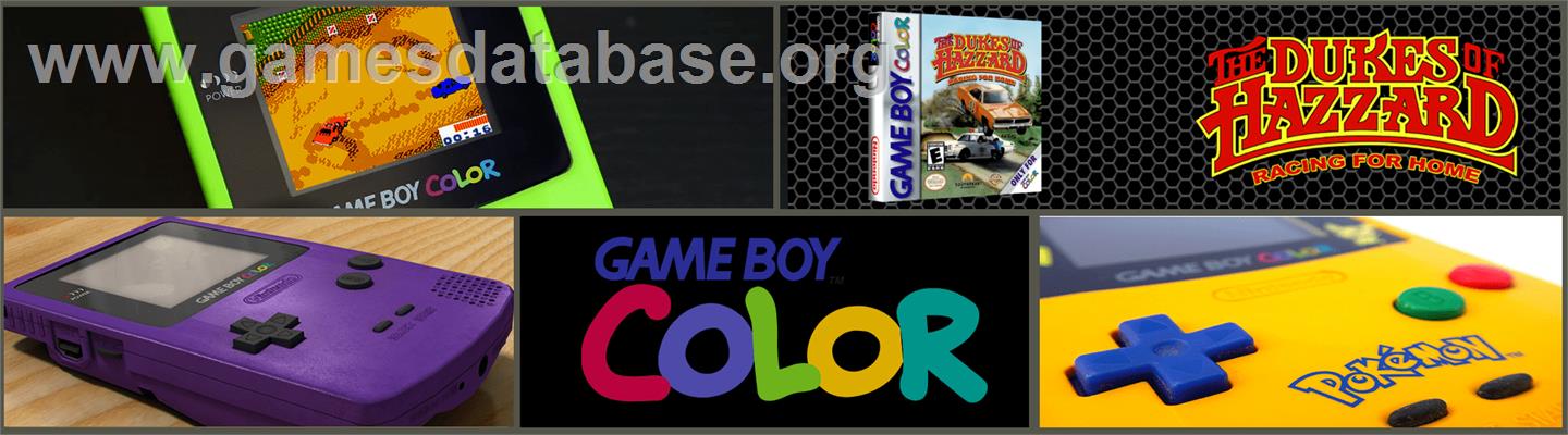 Dukes Of Hazzard, The - Racing For Home - Nintendo Game Boy Color - Artwork - Marquee