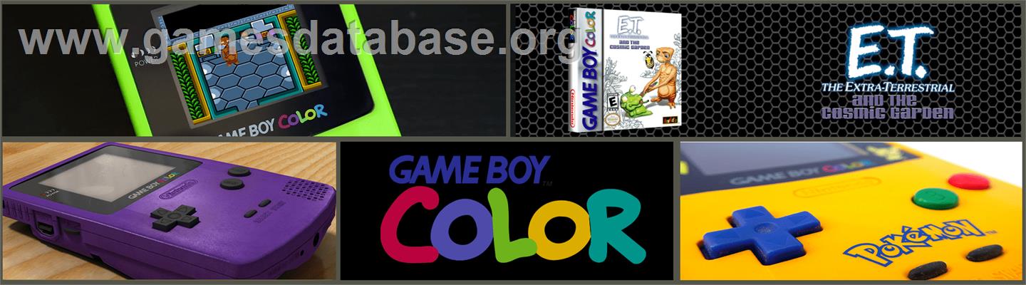 E.t. And The Cosmic Garden - Nintendo Game Boy Color - Artwork - Marquee