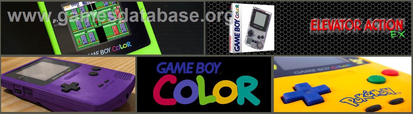 Elevator Action - Nintendo Game Boy Color - Artwork - Marquee