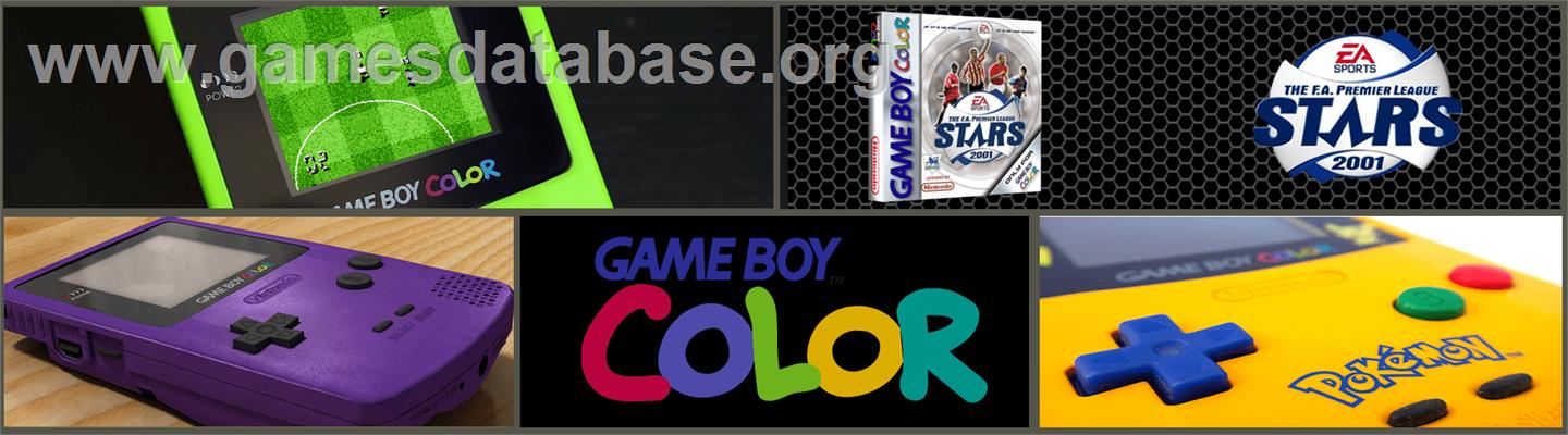 F.a. Premier League Stars 2001, The - Nintendo Game Boy Color - Artwork - Marquee