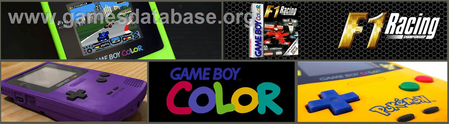 F1 Racing Championship - Nintendo Game Boy Color - Artwork - Marquee