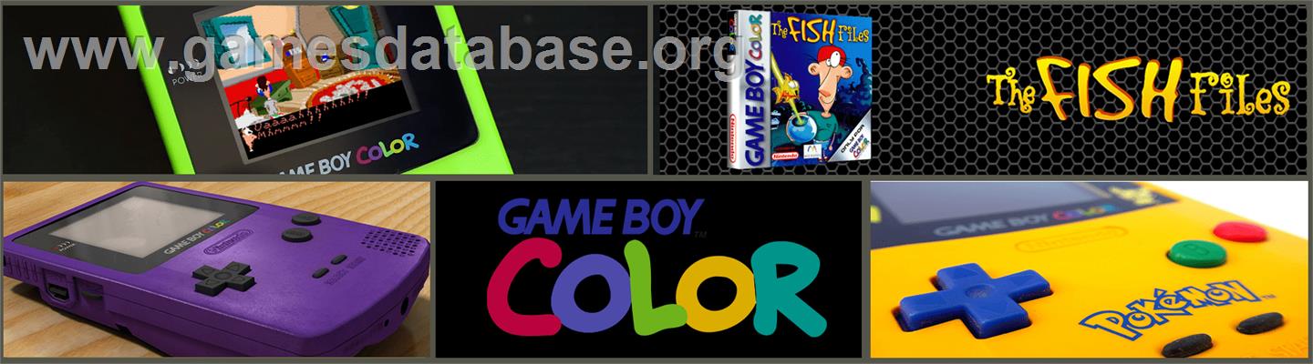 Fish Files - Nintendo Game Boy Color - Artwork - Marquee