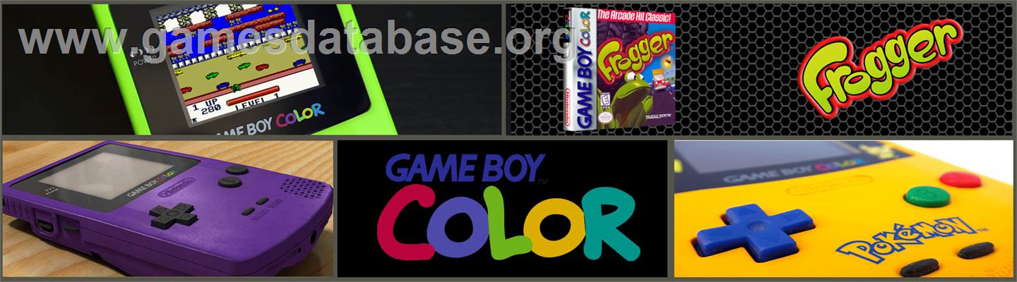 Frogger - Nintendo Game Boy Color - Artwork - Marquee