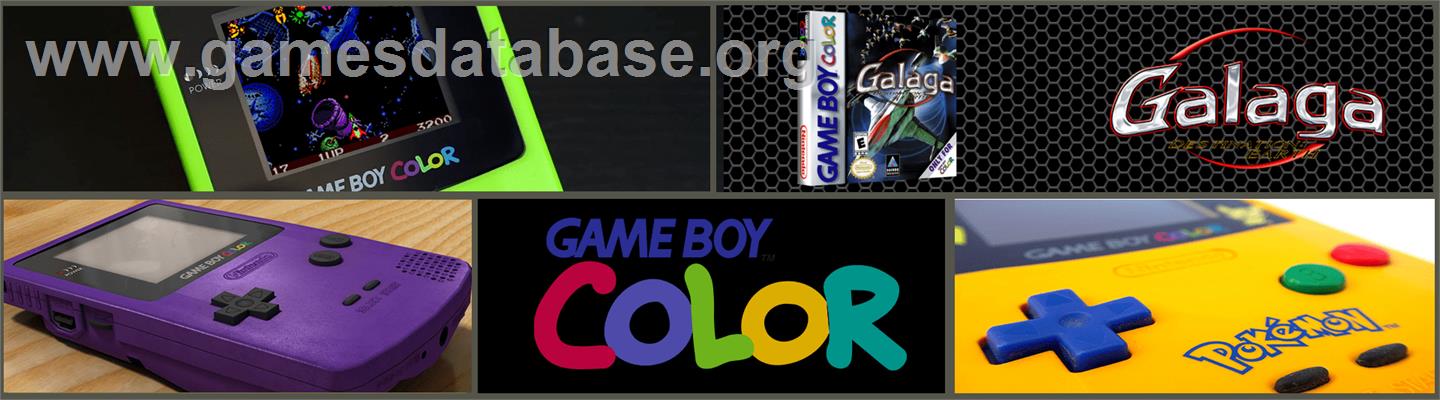 Galaga - Destination Earth - Nintendo Game Boy Color - Artwork - Marquee