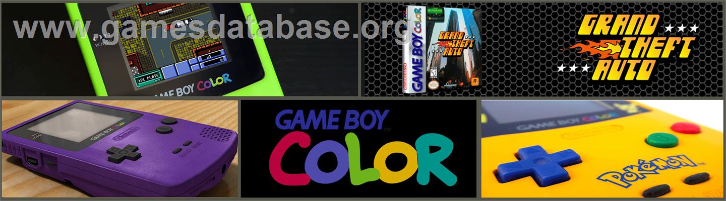 Grand Theft Auto - Nintendo Game Boy Color - Artwork - Marquee