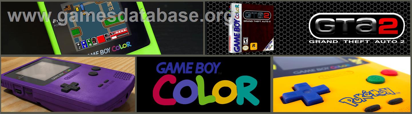 Grand Theft Auto 2 - Nintendo Game Boy Color - Artwork - Marquee