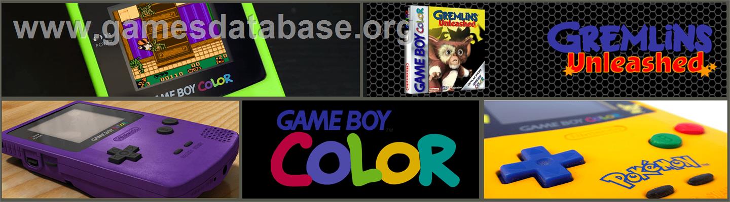 Gremlins Unleashed - Nintendo Game Boy Color - Artwork - Marquee