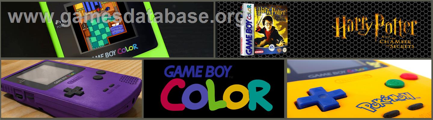 Harry Potter and the Chamber of Secrets - Nintendo Game Boy Color - Artwork - Marquee