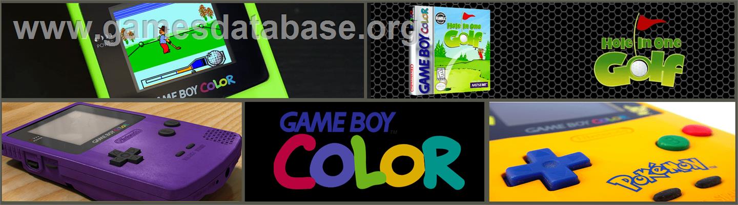 Hole in One Golf - Nintendo Game Boy Color - Artwork - Marquee