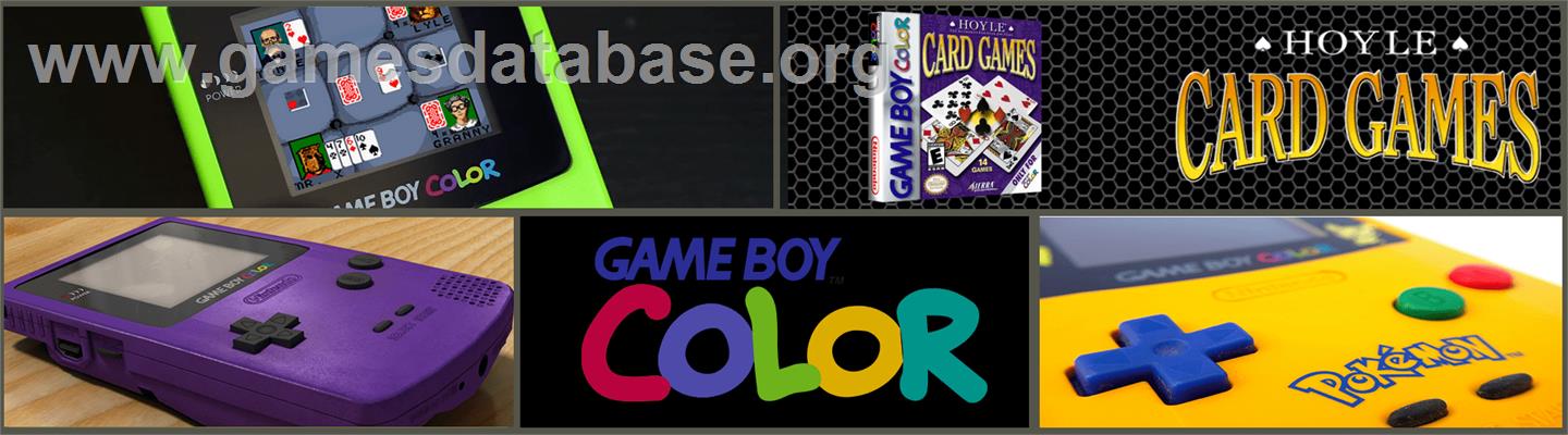 Hoyle Card Games - Nintendo Game Boy Color - Artwork - Marquee