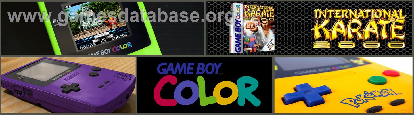 International Karate 2000 - Nintendo Game Boy Color - Artwork - Marquee