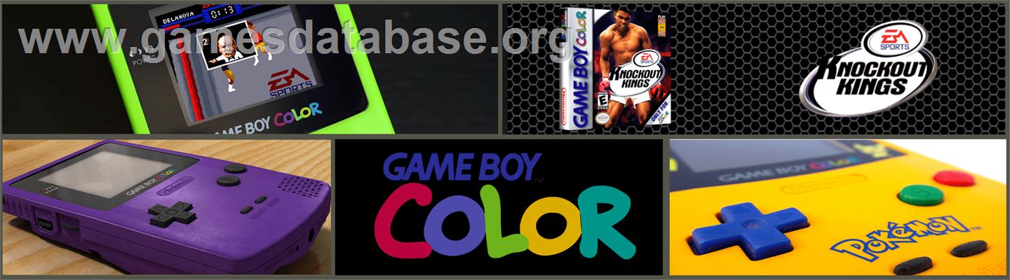Knockout Kings 2000 - Nintendo Game Boy Color - Artwork - Marquee