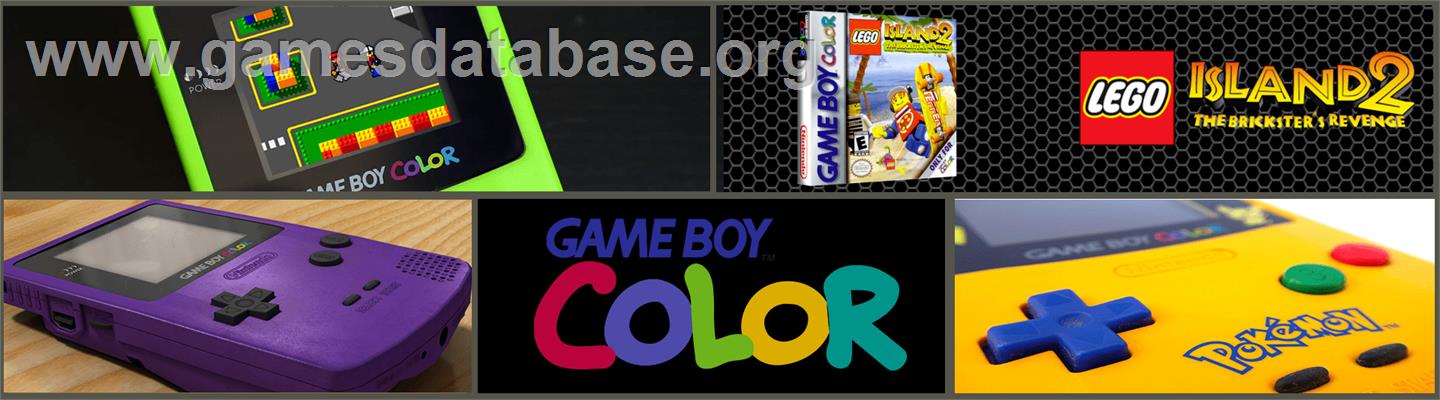 LEGO Island 2: The Brickster's Revenge - Nintendo Game Boy Color - Artwork - Marquee