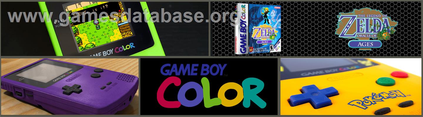 Legend Of Zelda - Oracle Of Ages, The - Nintendo Game Boy Color - Artwork - Marquee