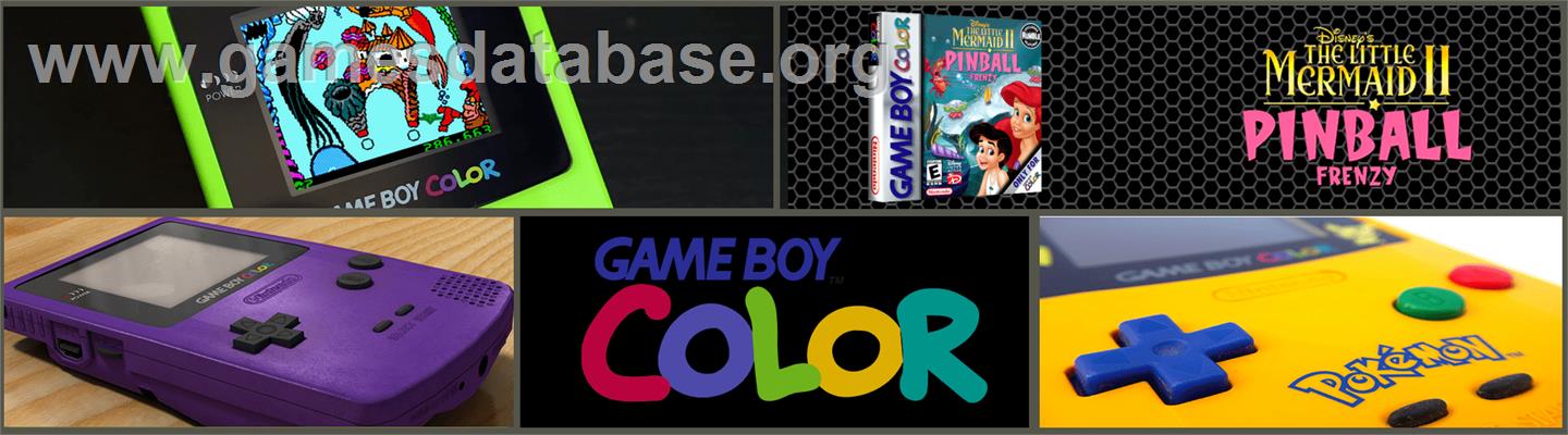 Little Mermaid 2 - Nintendo Game Boy Color - Artwork - Marquee