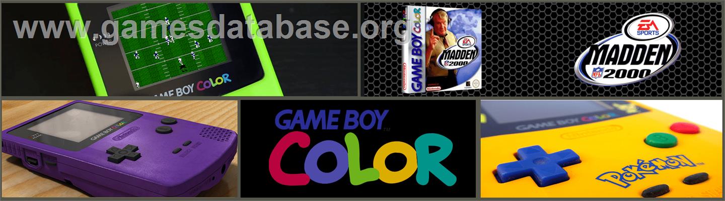 Madden NFL 2000 - Nintendo Game Boy Color - Artwork - Marquee