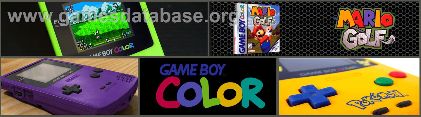 Mario Golf - Nintendo Game Boy Color - Artwork - Marquee