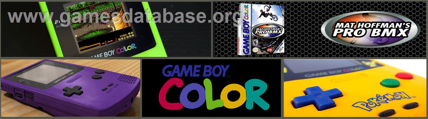 Mat Hoffman's Pro Bmx - Nintendo Game Boy Color - Artwork - Marquee