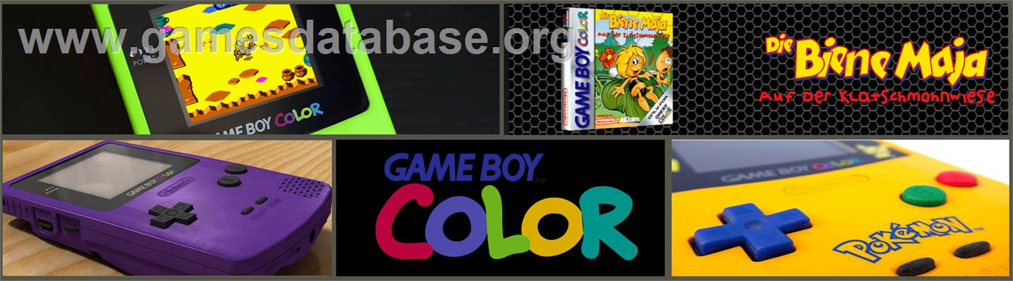 Maya the Bee - Garden Adventures - Nintendo Game Boy Color - Artwork - Marquee