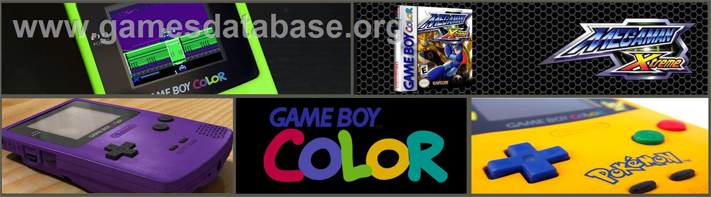 Mega Man XTreme - Nintendo Game Boy Color - Artwork - Marquee
