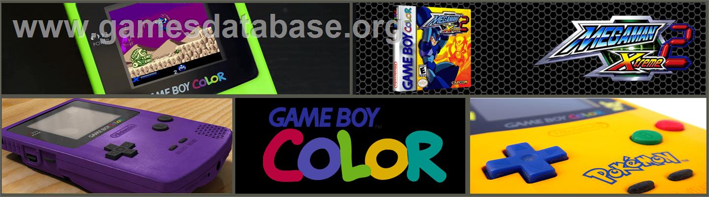 Mega Man Xtreme 2 - Nintendo Game Boy Color - Artwork - Marquee