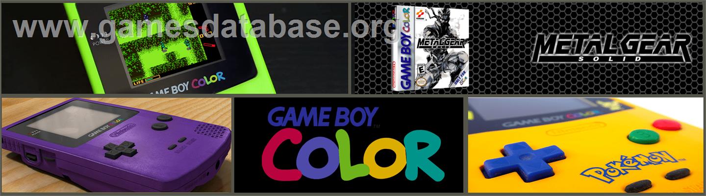 Metal Gear Solid - Nintendo Game Boy Color - Artwork - Marquee