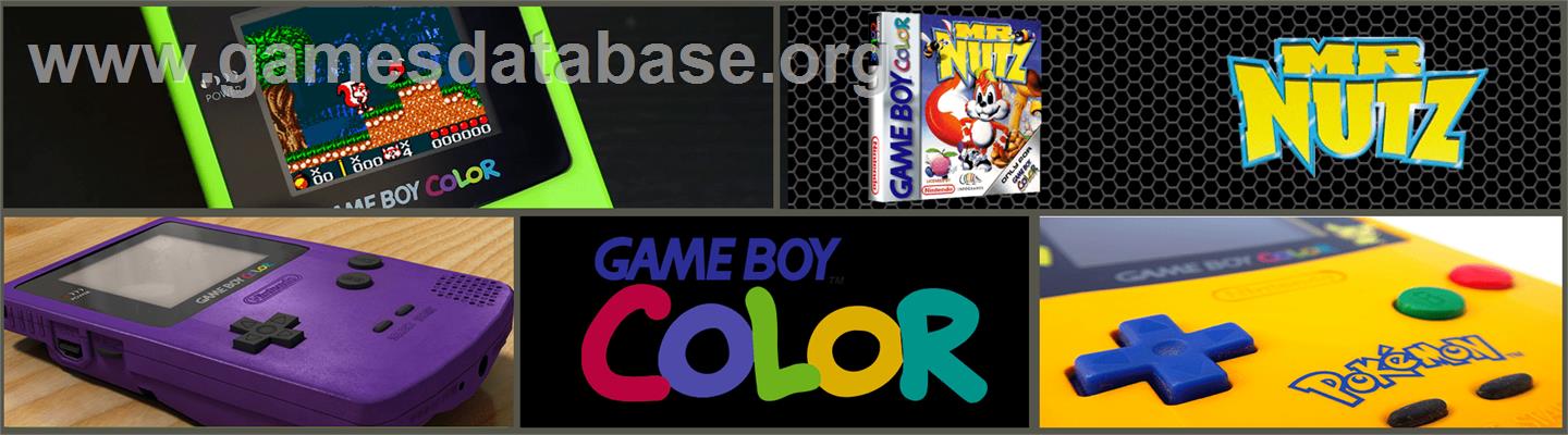Mr. Nutz - Nintendo Game Boy Color - Artwork - Marquee