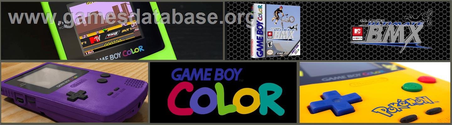 Mtv Sports - T.j. Lavin's Ultimate Bmx - Nintendo Game Boy Color - Artwork - Marquee
