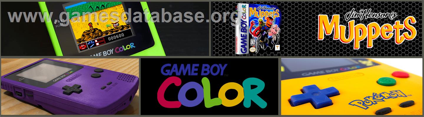 Muppets, The - Nintendo Game Boy Color - Artwork - Marquee