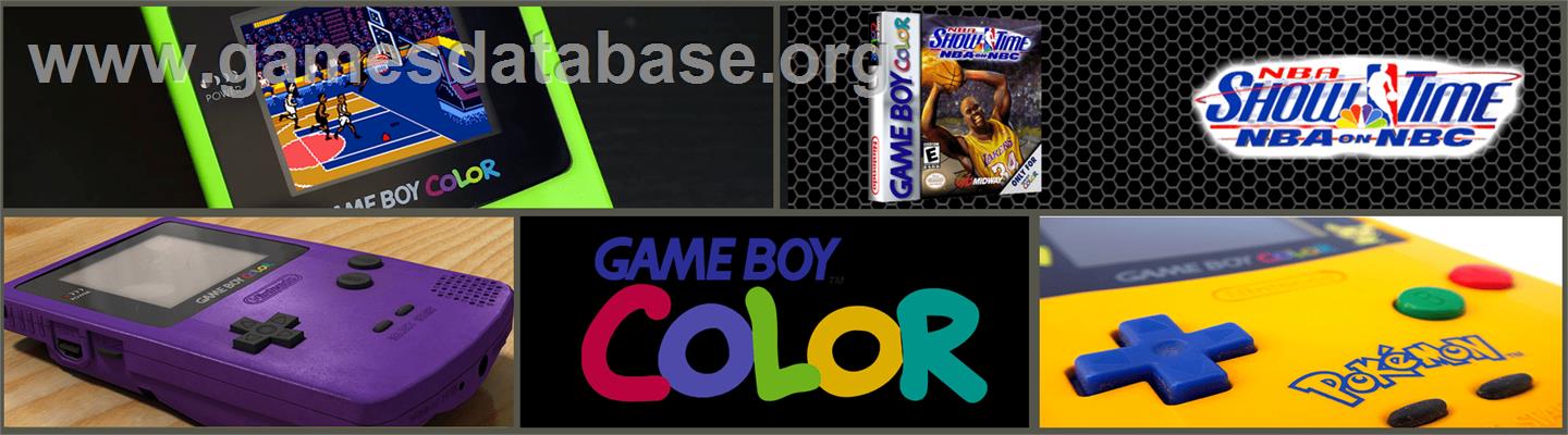 NBA Showtime: NBA on NBC - Nintendo Game Boy Color - Artwork - Marquee
