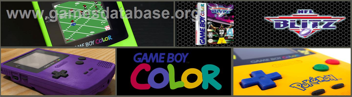 NFL Blitz - Nintendo Game Boy Color - Artwork - Marquee
