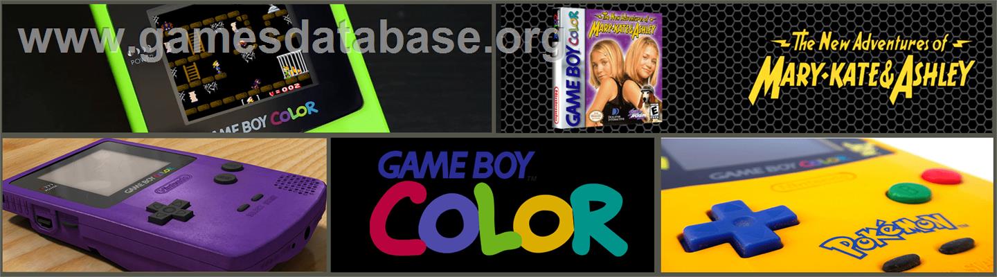 New Adventures Of Mary-kate And Ashley, The - Nintendo Game Boy Color - Artwork - Marquee