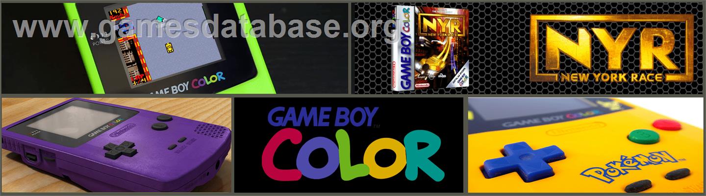 New York Race - Nintendo Game Boy Color - Artwork - Marquee