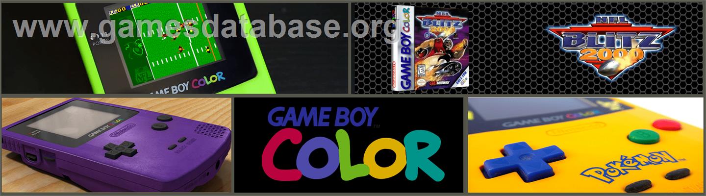 Nfl Blitz 2000 - Nintendo Game Boy Color - Artwork - Marquee