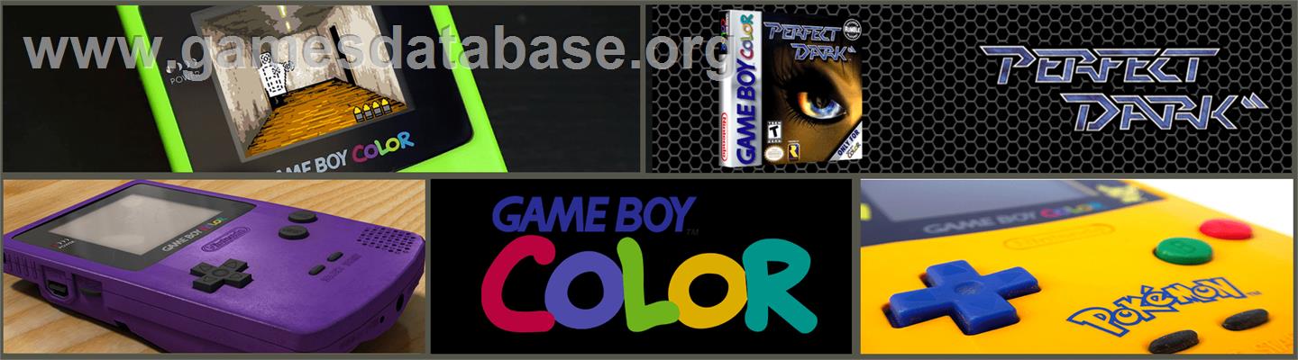 Perfect Dark - Nintendo Game Boy Color - Artwork - Marquee