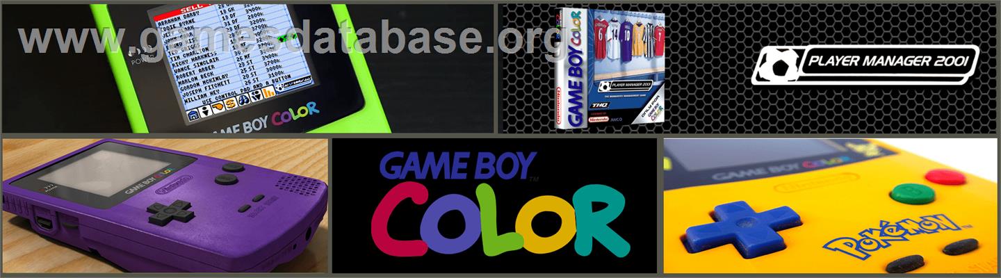 Player Manager 2001 - Nintendo Game Boy Color - Artwork - Marquee