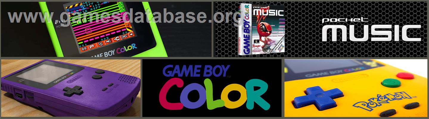 Pocket Music - Nintendo Game Boy Color - Artwork - Marquee