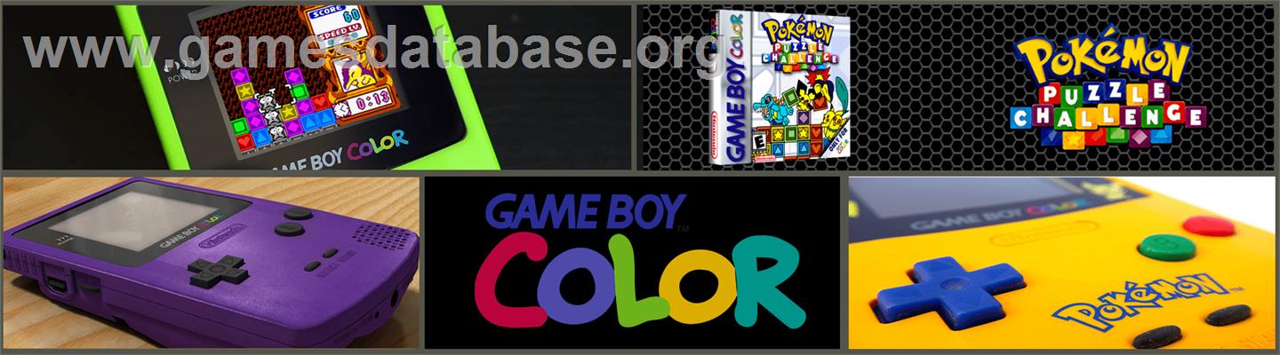 Pokemon Puzzle Challenge - Nintendo Game Boy Color - Artwork - Marquee