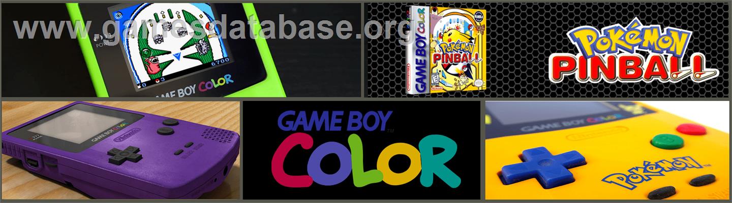 Pokémon Pinball - Nintendo Game Boy Color - Artwork - Marquee