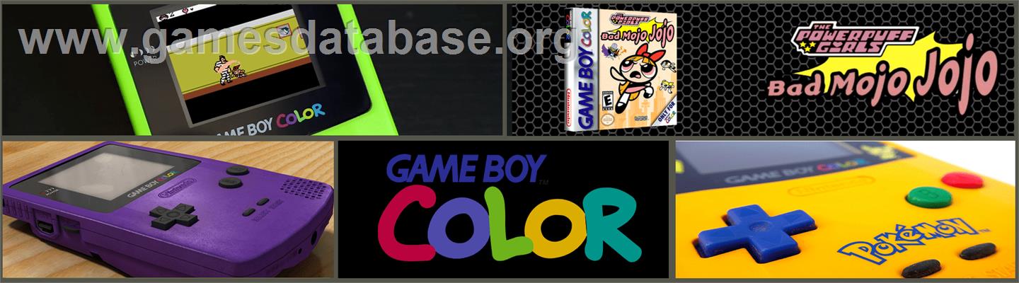 Powerpuff Girls: Bad Mojo Jojo - Nintendo Game Boy Color - Artwork - Marquee