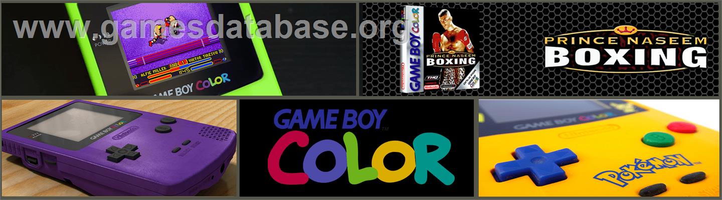 Prince Naseem Boxing - Nintendo Game Boy Color - Artwork - Marquee