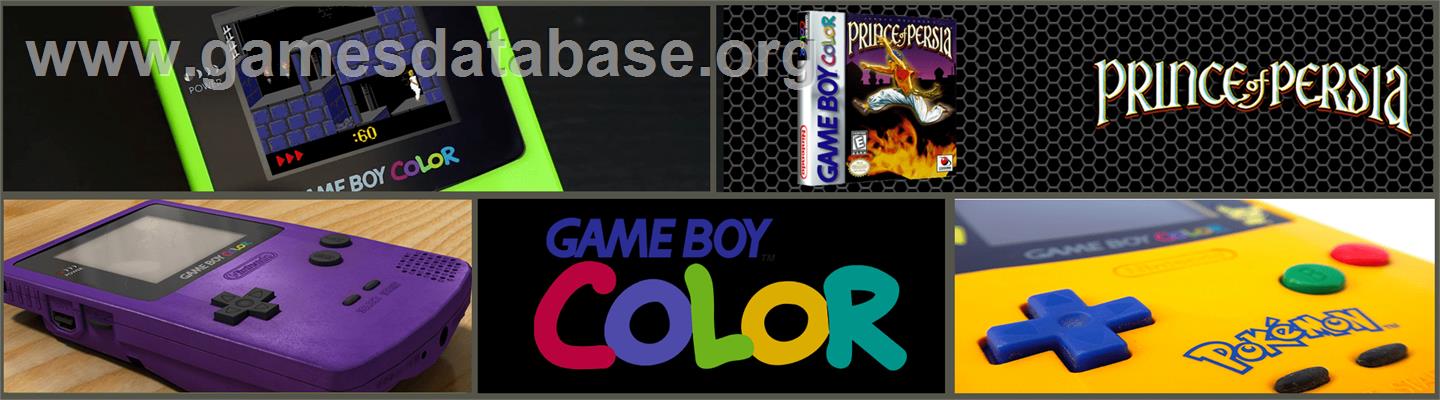 Prince of Persia - Nintendo Game Boy Color - Artwork - Marquee