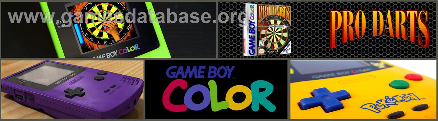 Pro Darts - Nintendo Game Boy Color - Artwork - Marquee