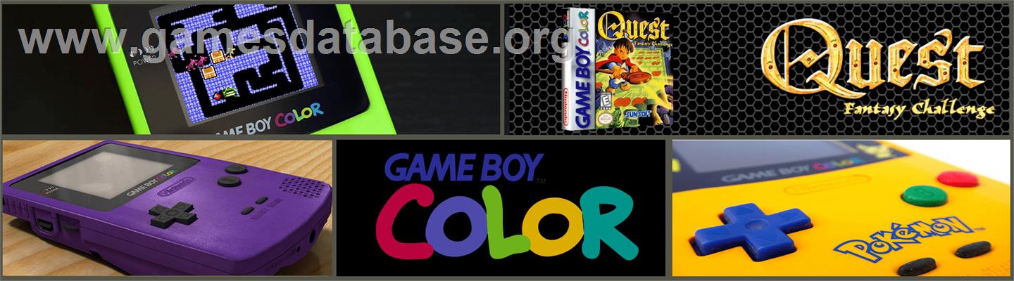 Quest - Fantasy Challenge - Nintendo Game Boy Color - Artwork - Marquee