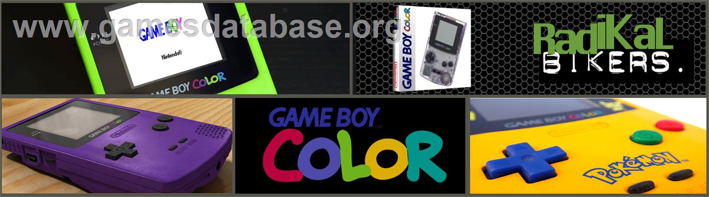 Radikal Bikers - Nintendo Game Boy Color - Artwork - Marquee
