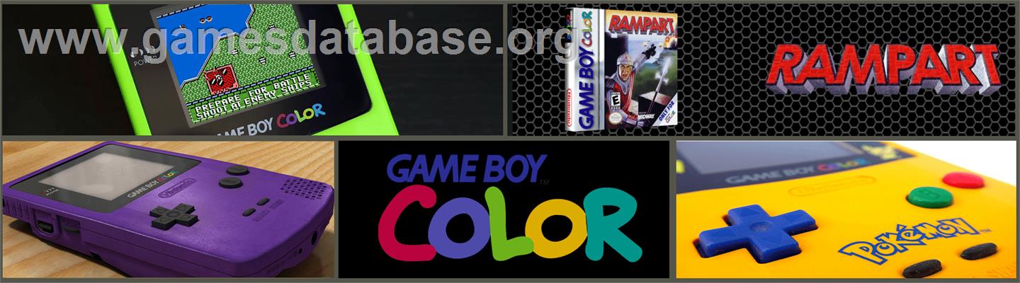 Rampart - Nintendo Game Boy Color - Artwork - Marquee