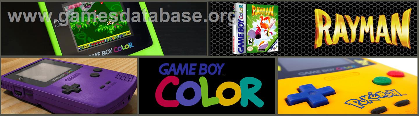 Rayman - Nintendo Game Boy Color - Artwork - Marquee