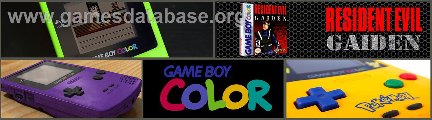 Resident Evil Gaiden - Nintendo Game Boy Color - Artwork - Marquee