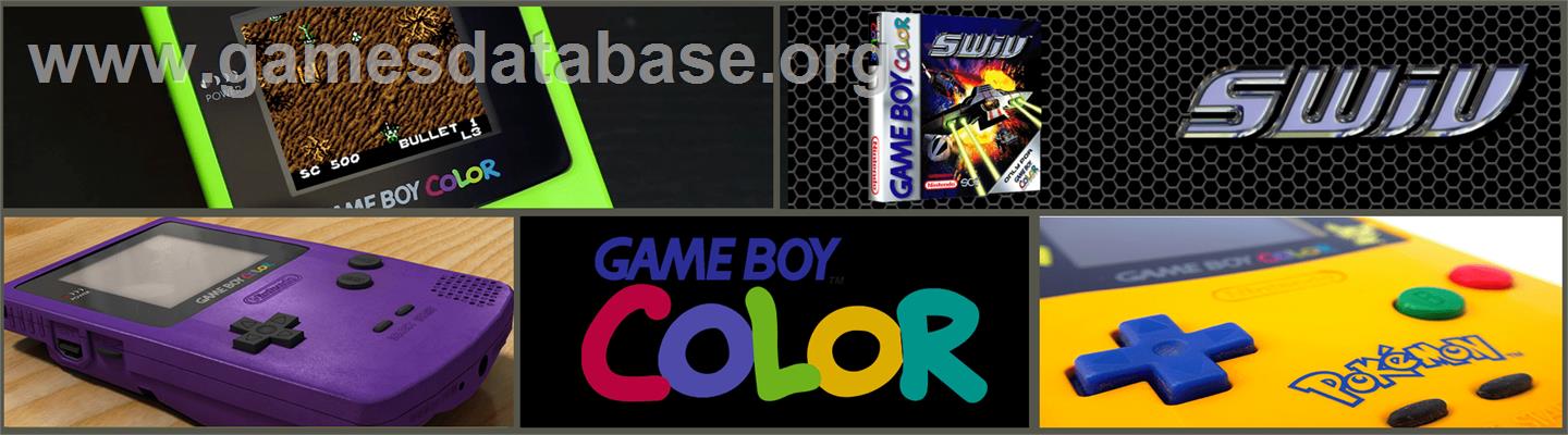 SWiV - Nintendo Game Boy Color - Artwork - Marquee